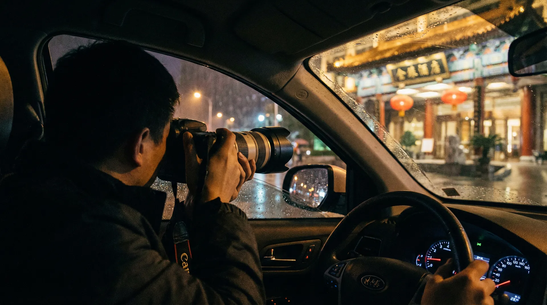 飞龙app - 记者深夜跟踪拍摄明星行踪